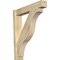 Ekena Millwork Funston Block Rough Sawn Outlooker, Douglas Fir, 6"W x 30"D x 34"H OUT06X30X34FST05RDF - alternate 1